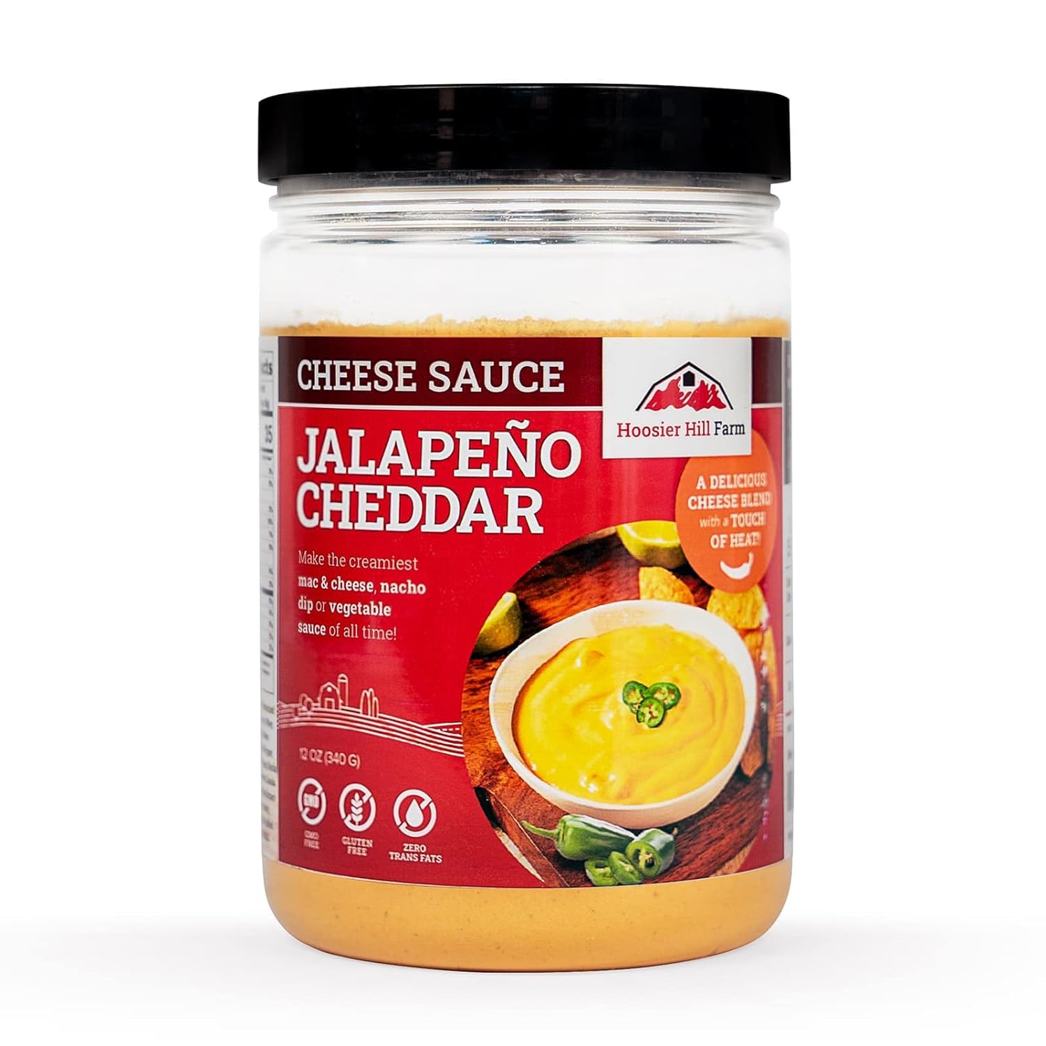 Hoosier Hill Farm Jalapeno Cheddar Cheese Sauce Mix, 12oz (Pack of 1)