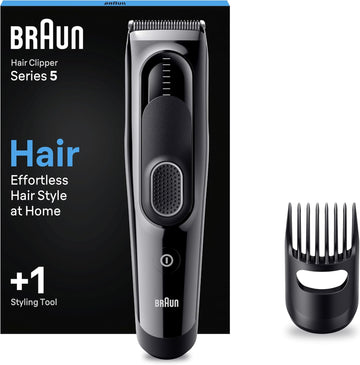 Braun Hair Clipper Series 5 Hc5310, Men'S Hair Clipper With 9 Length Settings