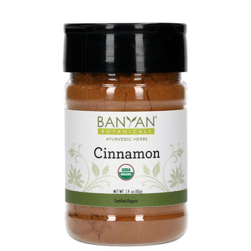Banyan Botanicals Organic Ground Cinnamon Powder – Cinnamomum Verum – Delicious Cooking Spice That Supports Healthy Digestion, Circulation & More* – Spice Jar – Non-Gmo Sustainably Sourced Vegan Ffl