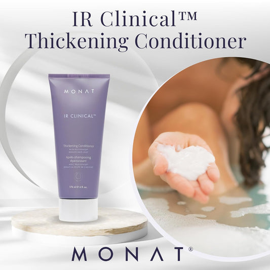MONAT IR Clinical Thickening Conditioner – Vegan Conditioner For Thinning Hair with Rosemary & Mint – Repairing And Volume Boosting Action For Thicker/Fuller-Looking Hair