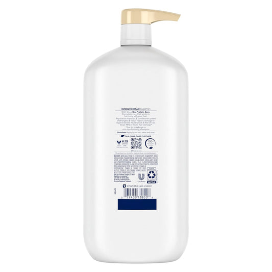 Dove Shampoo Intensive Repair Pack Of 4 For Damaged Hair Shampoo With Bio-Restore Complex 31 Oz