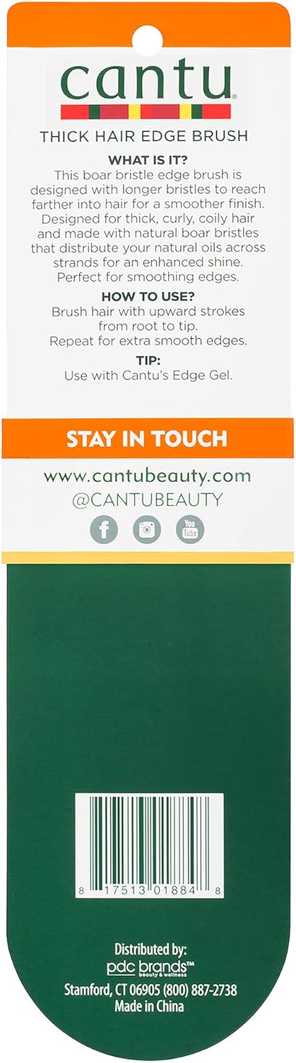Cantu Smooth Thick Hair Edge Brush : Amazon.co.uk: Beauty