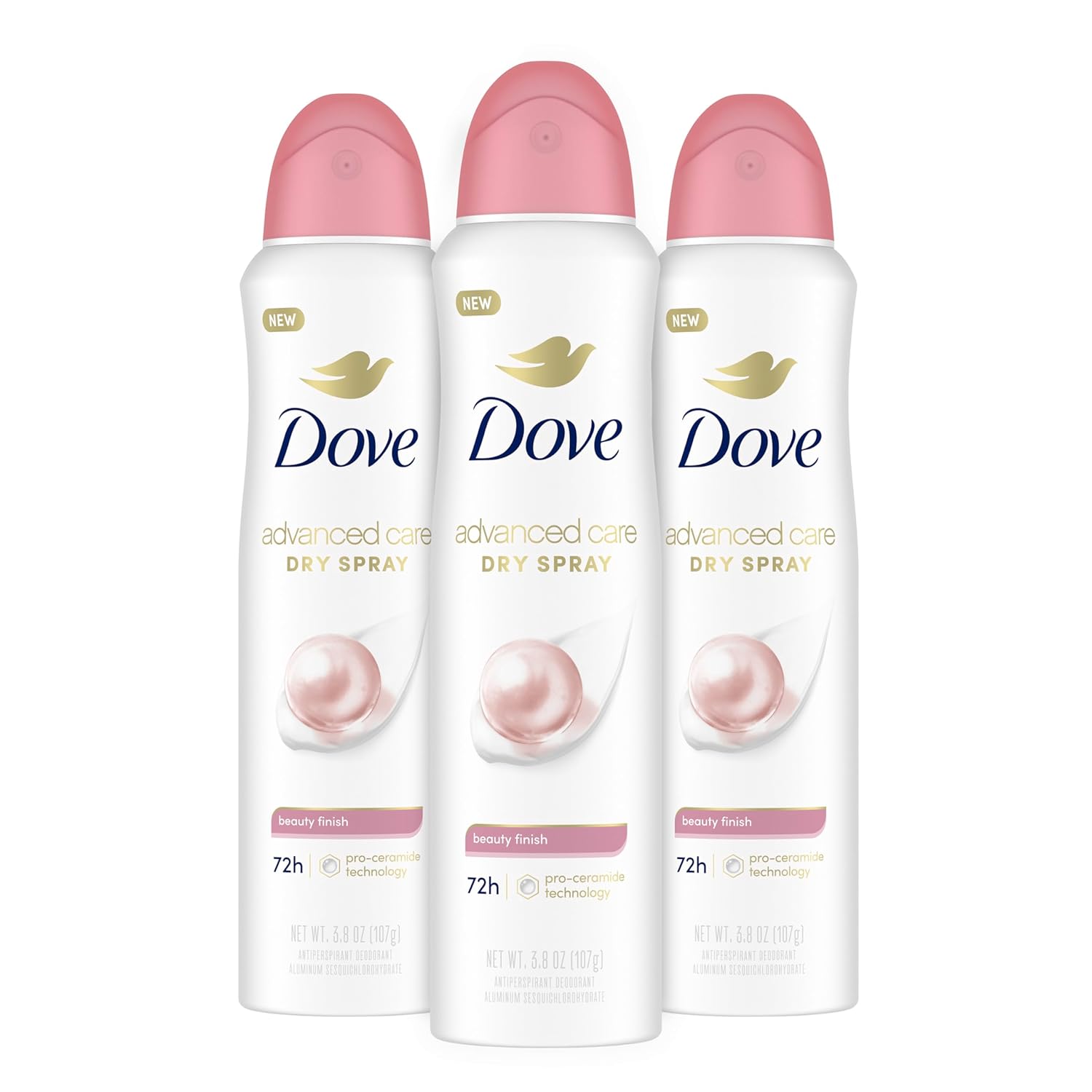 Dove Advanced Care Antiperspirant Deodorant Spray Original Clean For Helping Repair Skin Barrier After Shaving 72-Hour Antiperspirant For Soft Underarms 3.8 Oz