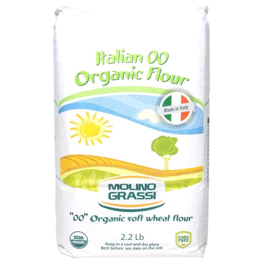 Molino Grassi Usda Organic Italian "00" Soft Wheat Flour - 2.2 Lb (2 Pack) (1 Pack)