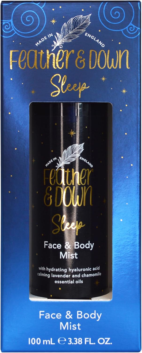 Feather & Down Sweet Dreams Face & Body Sleep Mist (100Ml) - With Calming Lavender & Chamomile Essential Oils. Cruelty Free & Vegan Friendly