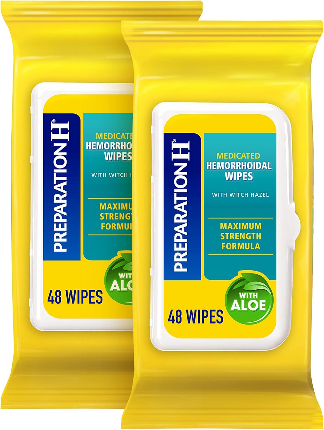 Preparation H Hemorrhoid Flushable Wipes With Witch Hazel For Skin Irritation Relief - 96 Count