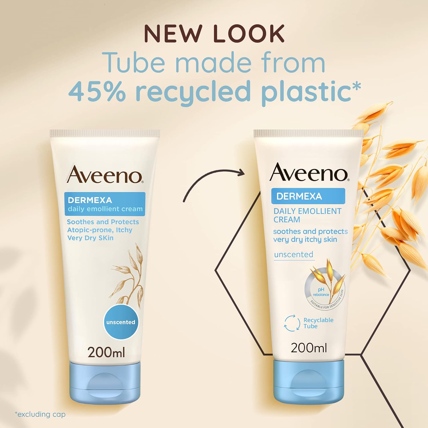 Aveeno Dermexa Daily Emollient Cream (1x 200ml), Emollient Cream Enriched with Triple Oat Complex and Ceramides for Sensitive Skin, Soothing Relief from Itchy, Dry Skin Prone to Eczema : Amazon.co.uk: Baby Products