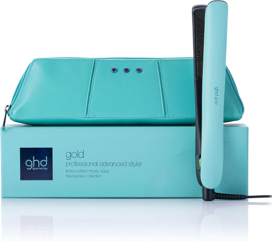 Ghd Gold Hair Straightener & Styler - Professional Styling, For Sleek, Smooth Styles With More Shine - For All Hair Types (Uk Plug)