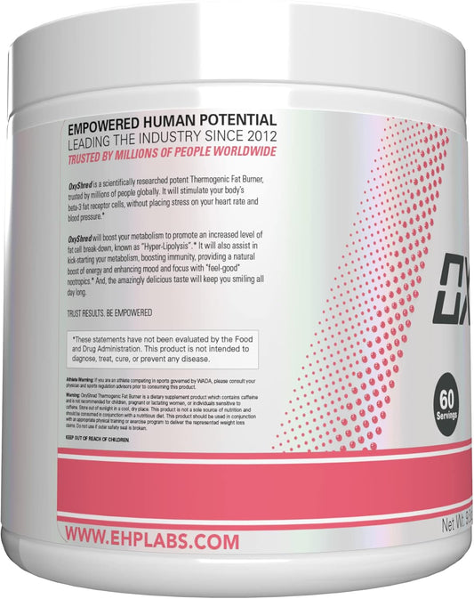 Ehp Labs Oxyshred Pre Workout Powder & Shredding Supplement - Preworkout Powder With L Glutamine & Acetyl L Carnitine, Energy Boost Drink - Guava Paradise, 60 Servings