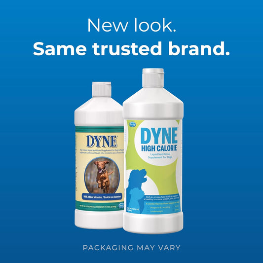 Pet-Ag Dyne High Calorie Liquid Nutritional Supplement For Dogs & Puppies 8 Weeks And Older - 32 Oz - Supports Performance And Endurance - Sweet Vanilla Flavor