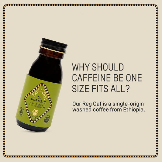 Explorer Cold Brew Organic Liquid Coffee Concentrate, Classic Regular Caffeine, Drink Iced Or Hot While On The Go, Travel Size, 2 Fl Oz (Pack Of 12)