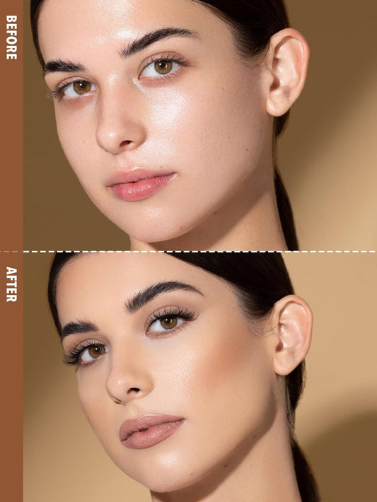 Sheglam Sun Sculpt Cool Toned Liquid Contour Stick Long Lasting Cream Bronzer Makeup - Camel Suede
