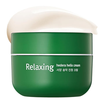 Milktouch Hedera Helix Relaxing Cream - Redness Relief Face Moisturizer, Hydrating & Calming Cream For Sensitive And Redness-Prone Skin With Hedera Helix, Cica Extract, Soothes Rosace 1.69 Oz