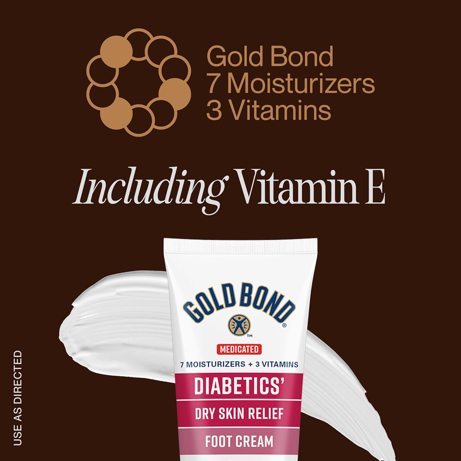 Gold Bond Ultimate Diabetics' Dry Skin Relief Foot Cream 3.4 oz., Soothes Skin Discomfort