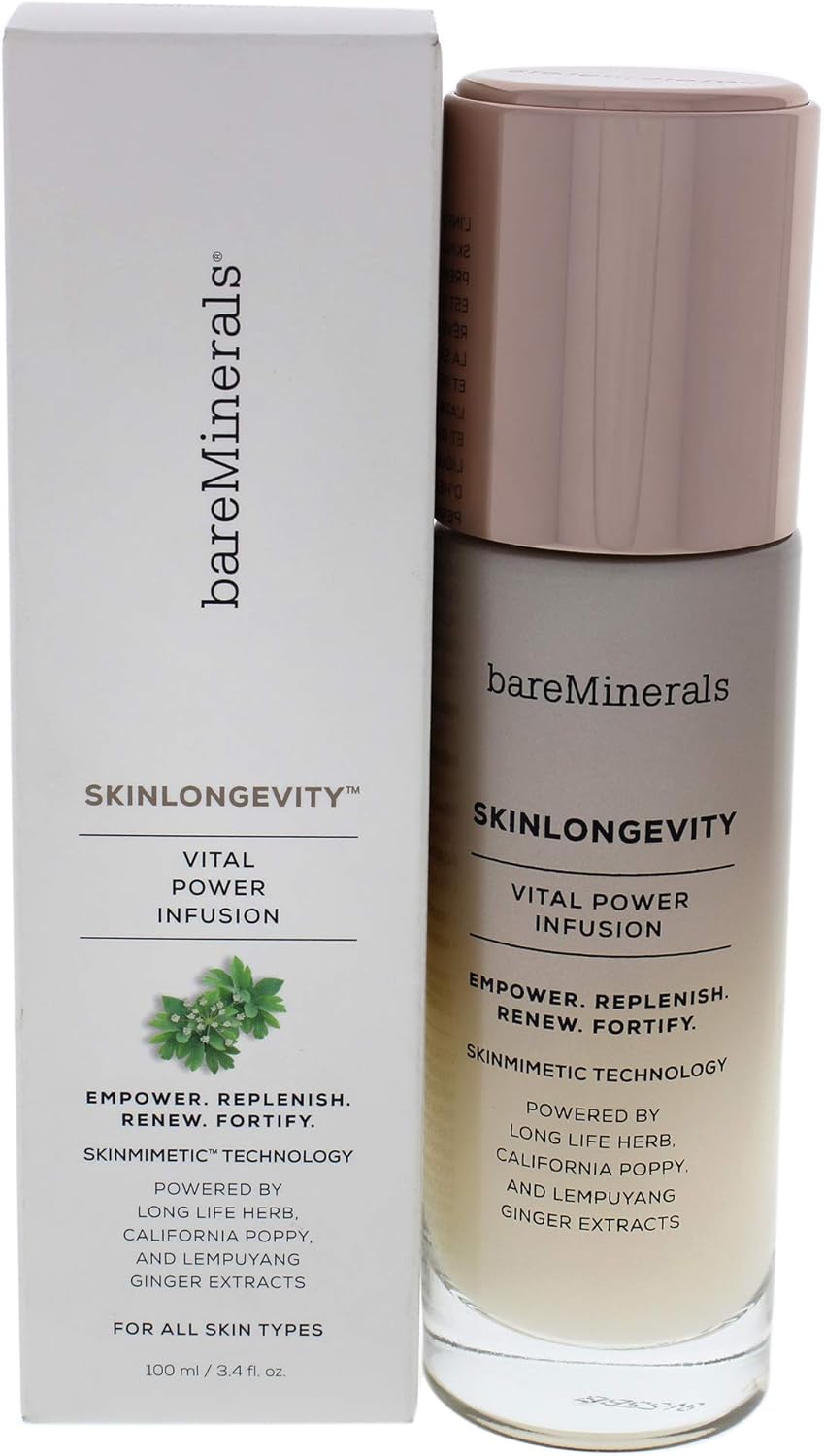 Skinlongevity Vital Power Infusion By Bareminerals For Unisex - 3.4 Oz Serum