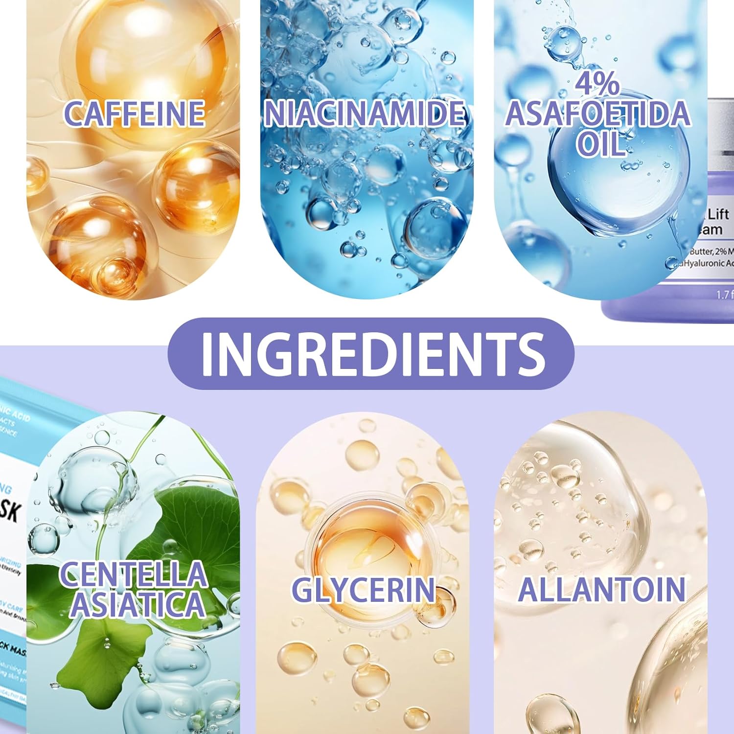 Linghaolh Neck Firming Cream And Neck Mask Set,Non-Greasy Tighten Face Cream Skincare Moisturizer, 10 Pieces Deep Moisturizing Masks For Tightening, All Skin Type, 11 Pack : Beauty & Personal Care