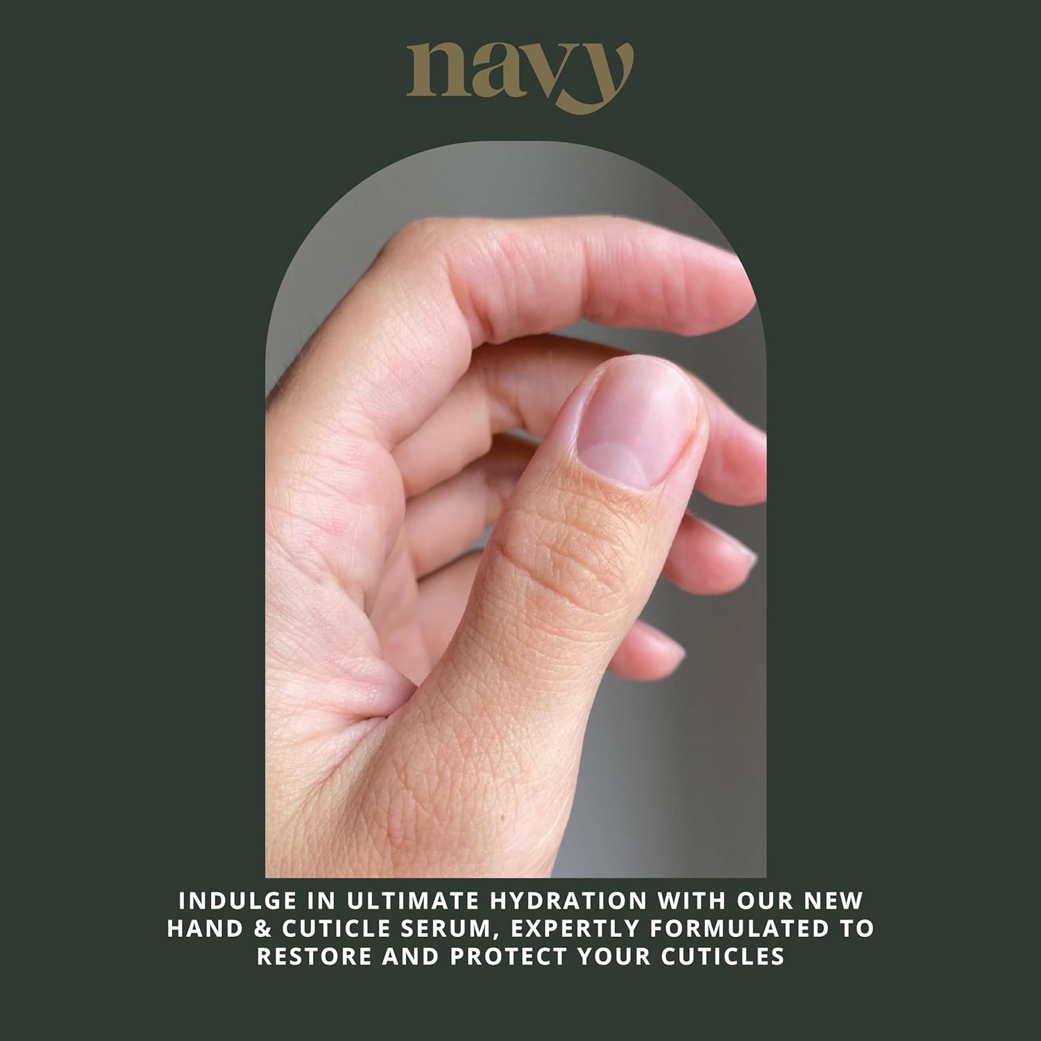 Navy Cuticle Balm 30Ml – Nail Growth & Moisturising Treatment With Rosehip, Aloe Vera & Coconut Oil – Vegan & Cruelty-Free Nail Balm Skincare – Made In Uk