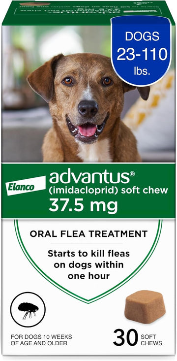 Advantus Dog Advantus Chewable Flea Treatment For Dogs 23 - 110 Lbs. | 30 Ct