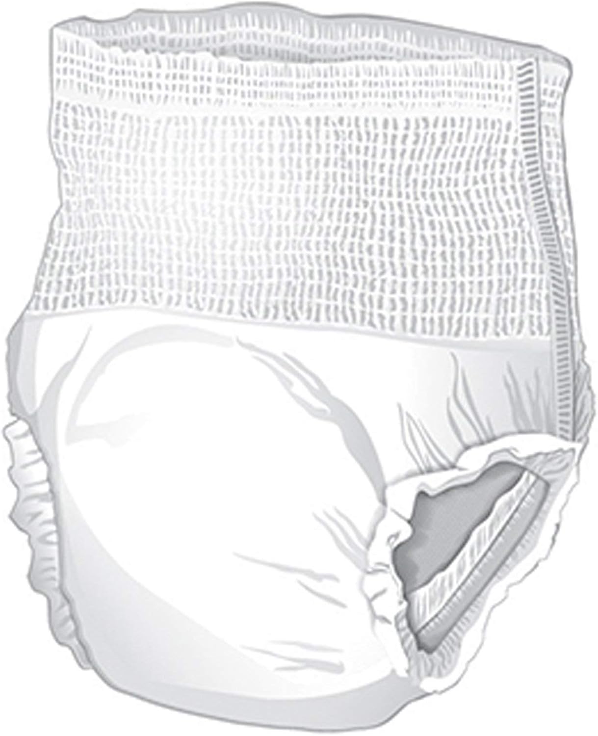 Mckesson Extended Wear Disposable Underwear Pull On With Tear Away Seams