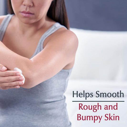 Eucerin Roughness Relief Body Cream For Rough And Bumpy Skin, Fragrance Free Body Moisturizer With Urea And Ceramide-3, 16 Oz Jar