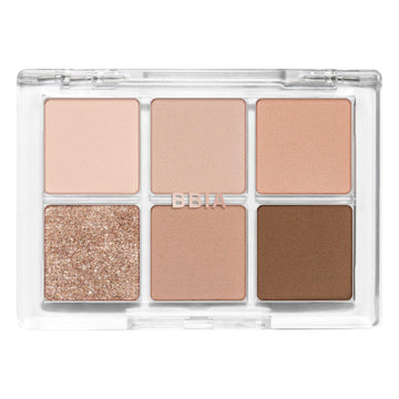 Bbia Ready To Wear Eye Palette - Ultimate Eyeshadow Palette Blendable & Buildable Shade Soft Texture Shimmer Finish Gorgeous Pearls Daily Eye Shadow Colors Vegan Korean Eye Makeup (02 Mood Blush)