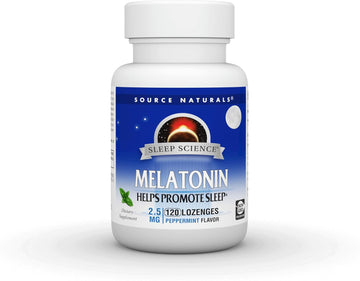 Source Naturals Melatonin 2.5 mg - 120 Peppermint avored Lenges