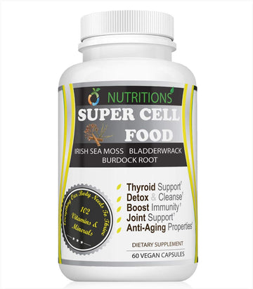 Sea Moss -Usda Certified Organic Irish Sea Moss Capsules With Bladderwrack & Burdock Root – Immune Support Supplement For Men And Women –Womens Vitamins And Mens Vitamins With 102 Vitamins & Minerals