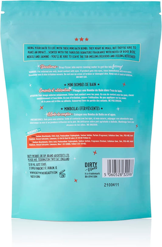 Getting Fizzy With It Mini Bath Bombs, 8 X 20G Vegan Bath Fizzers, 160G