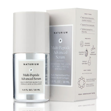 Naturium Multi-Peptide Advanced Serum Jumbo, Firming & Smoothing Face Serum For Fine Lines & Wrinkles With Advanced Multi-Peptide Blend, 2 Oz