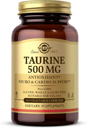 Taurine 500Mg Solgar 100 Vcaps
