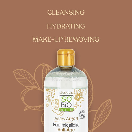 So'Bio Étic Précieux Argan Cosmebio Cleansing Toning Lotion, 500 Ml, 1334516