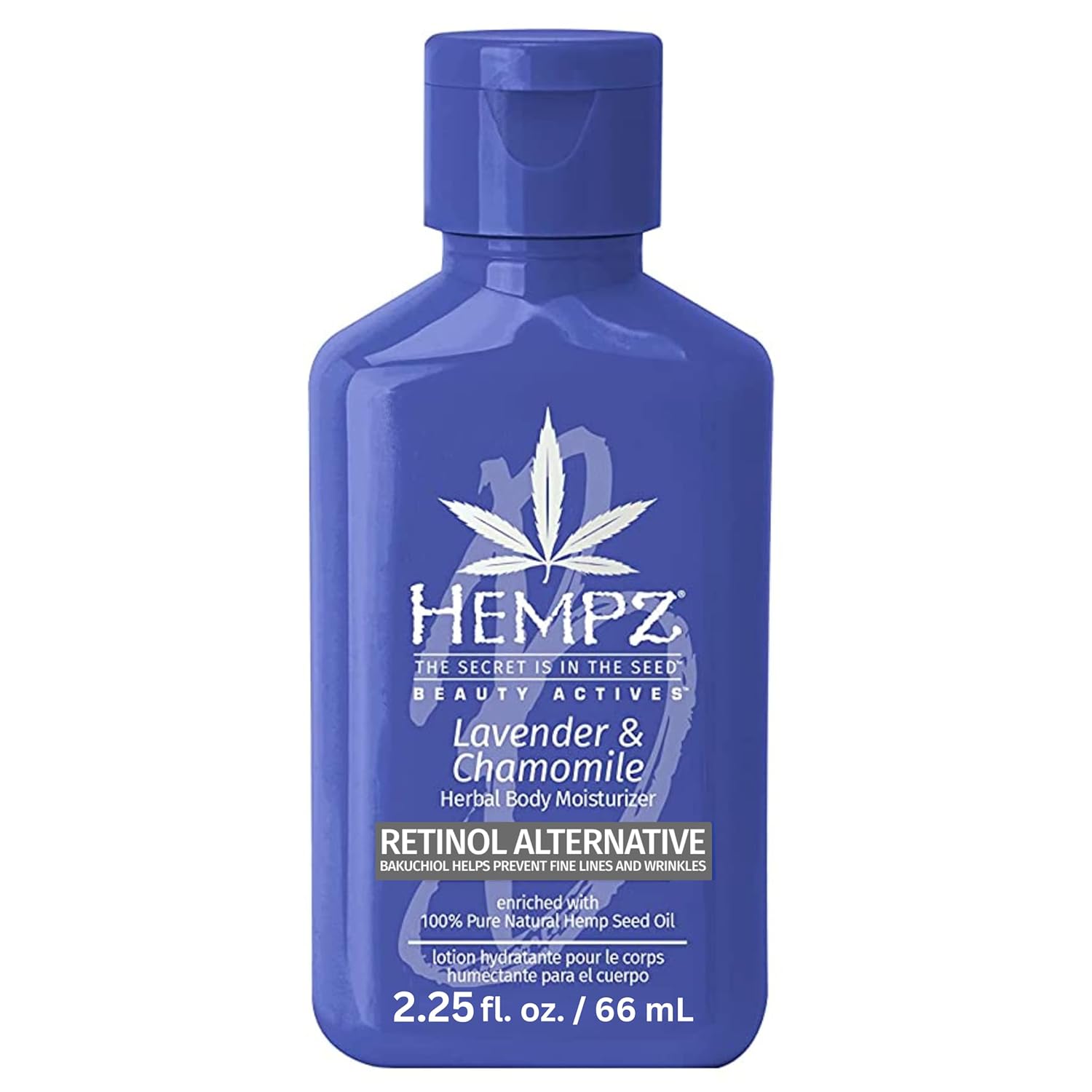 Hempz Body Lotion - Lavender & Chamomile Limited Edition Mini Daily Moisturizing Cream, Shea Butter, Aloe, Body Moisturizer - Travel Size 2.25 Fl Oz