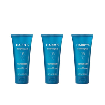 Harry'S Sculpting Hair Gel | Firm Hold & Polished Finish | 6.7 Fl Oz, 3 Pack