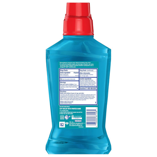 Colgate Enamel Health Mouthwash, Fresh Mint, 16.9 Ounce