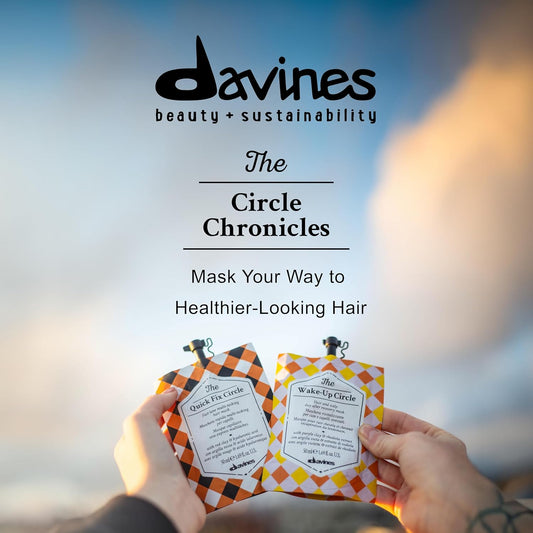 Davines The Circle Chronicles, Travel-Sized Hair Mask And Scalp Treatment, Nourish, Add Shine, Repair, Purify, Revitalize, Soothe, Protect And Maintain Hydration