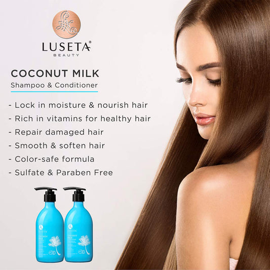 Luseta Marula Oil Hydrating Hair Shampoo - Salon Quality Shampoo That Cleanses, Protects, Nourishes And Conditions, Sulfate-Free, 33.8Oz