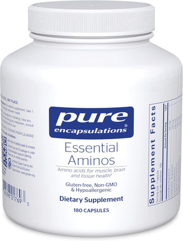 Pure Encapsulations Essential Amino Acids - Muscle Recovery Support & Health* - With Leucine, Threonine & Tryptophan - 180 Capsules