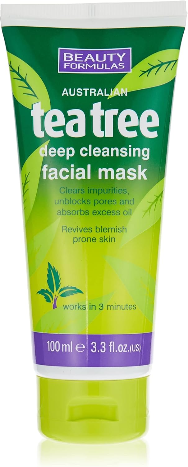 Beauty Formulas Australian Tea Tree Deep Cleansing Facial Mask
