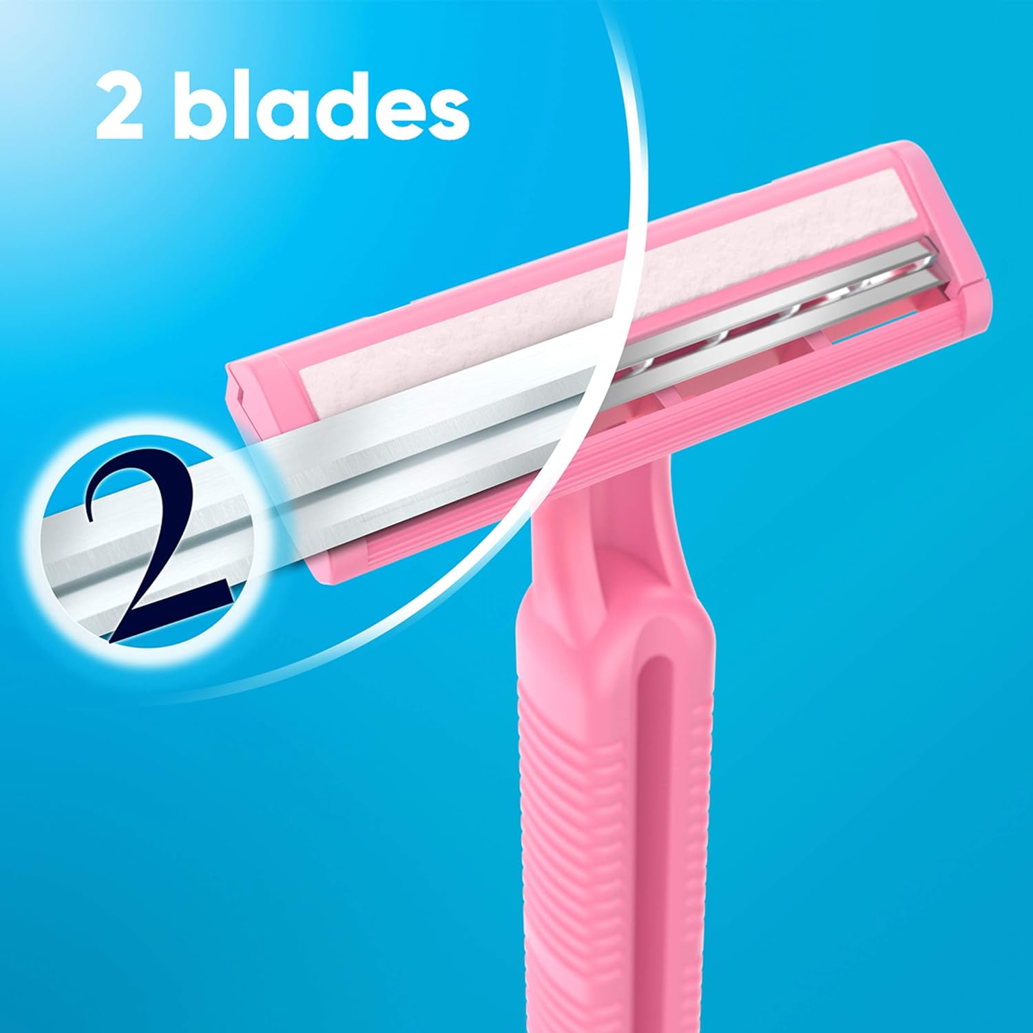 Gillette Venus Daisy Classic Disposable Razors for Women, 18 Count, Hair Removal for Women : Beauty & Personal Care