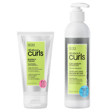 All About Curls Bouncy Cream | Touchable Soft Definition | Define, Moisturize, De-Frizz | All Curly Hair Types