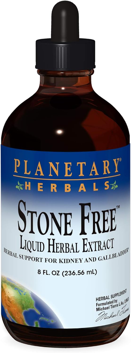 Planetary Herbals Stone Free Liquid Extract Supplement 8 oz