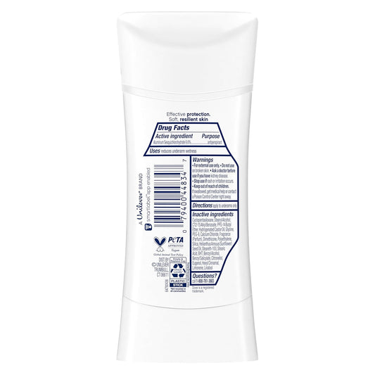 Dove Advanced Care Antiperspirant Deodorant Stick Sheer Cool For Soft, Resilient Skin, With 72-Hour Sweat & Odor Protection, 2.6 Oz