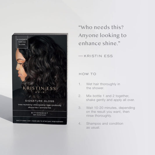 Kristin Ess The One Signature Hair Gloss - Crystal Quartz: Pigment Free, Colorless