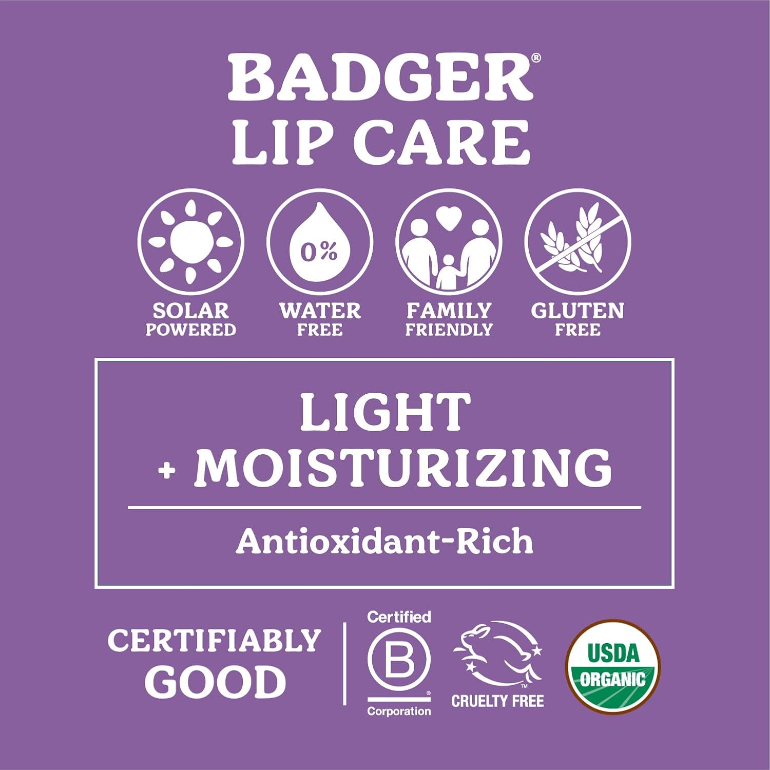 Badger - Classic Lip Balm Gold Box with Aloe, Extra Virgin Olive Oil, Beeswax & Essential Oils, Lip Balm Variety Pack, Certified Organic, 0.15 oz (4 Pack) : Lip Balms And Moisturizers : Beauty & Personal Care