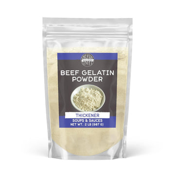 Birch & Meadow Beef Gelatin Powder, 2 lb, Unflavored, Soup & Sauces, Thickener