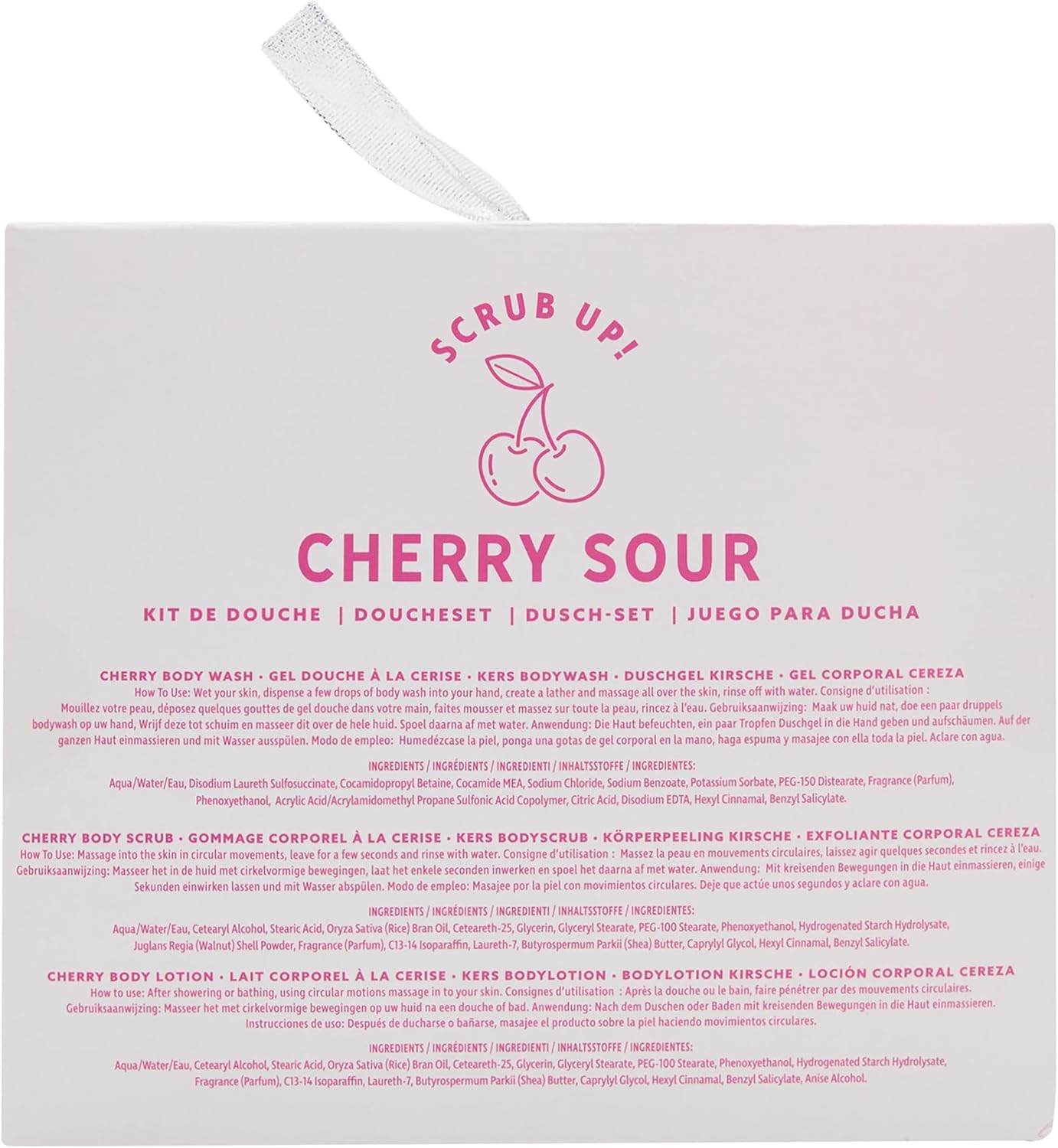 Cherry Baby Women'S Shower Set - Body Wash, Lotion, Scrub