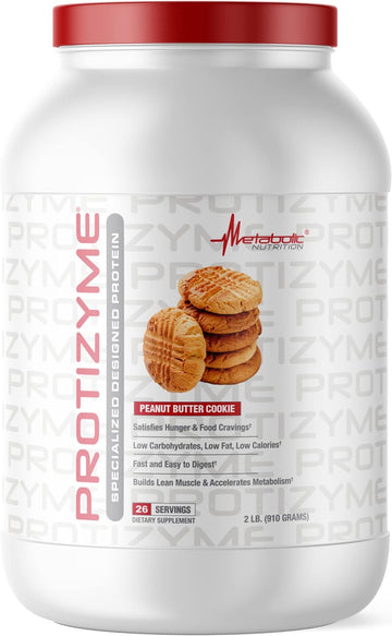 Metabolic Nutrition, Protizyme, 100% Whey Protein Powder, High Protein