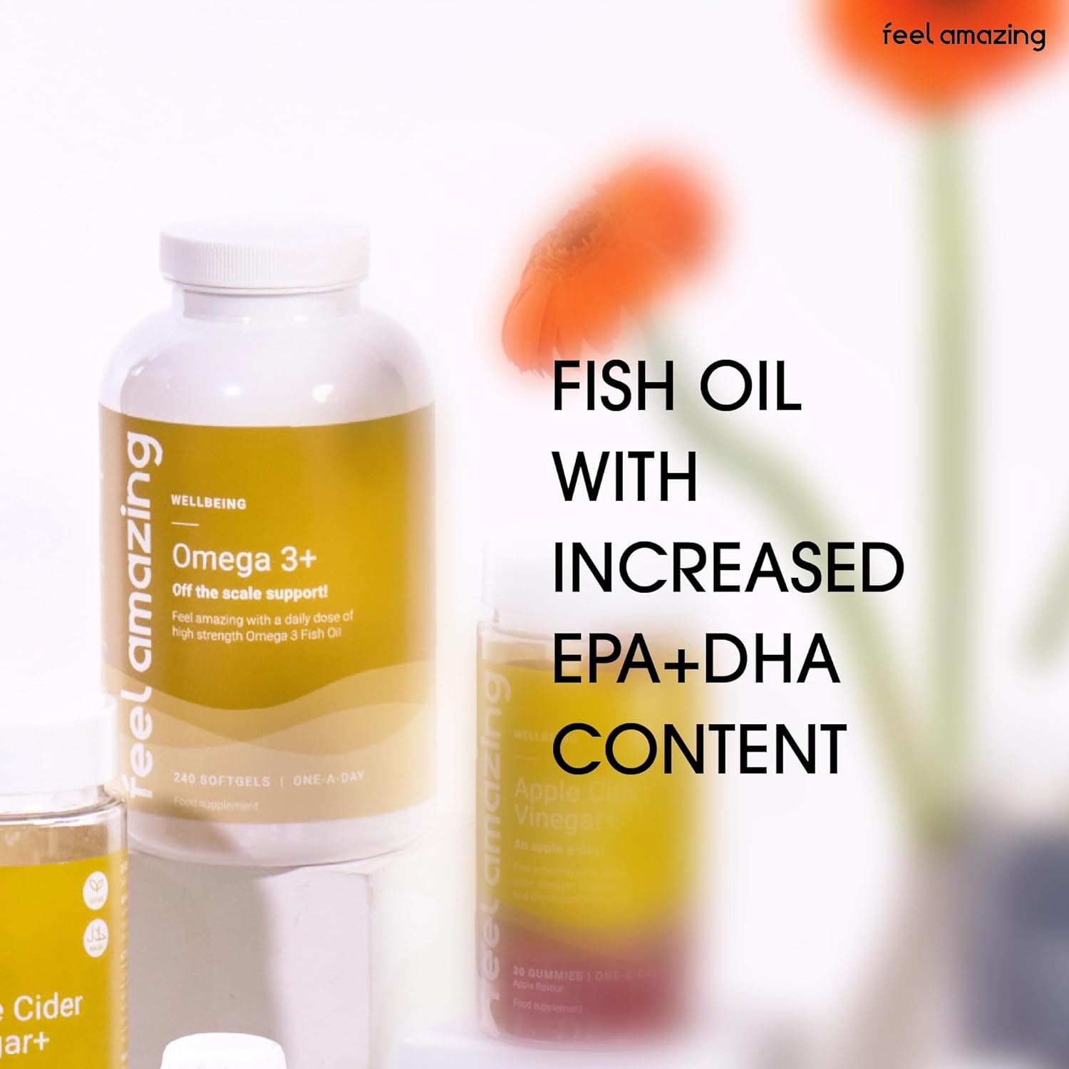 Feel Amazing Omega 3 Fish Oil 2000mg – 240 Capsules – 660mg EPA & 440mg DHA per Daily Serving – Supports Normal Heart Functional - 4 Month Supply : Amazon.co.uk: Health & Personal Care