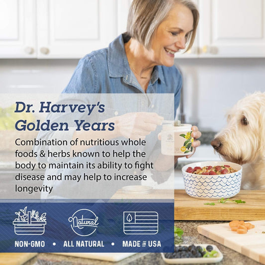 Dr. Harvey'S Golden Years Geriatric Herbal Supplement For Senior Dogs, 7 Oz