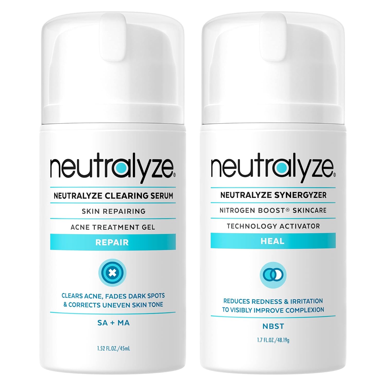Moderate To Severe Acne Treatment Kit 2.0 (Clearing Serum & Synergyzer)